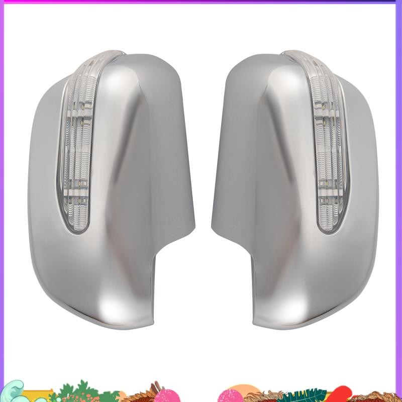 Car Reversing Mirror Cover LED Rearview Mirror with Light Side Mirror ...