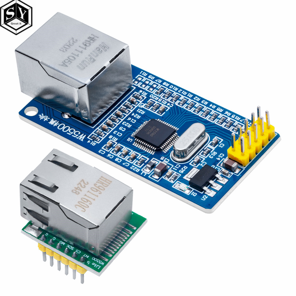 1PCS W5500 Ethernet network module hardware TCP / IP 51 / STM32 ...