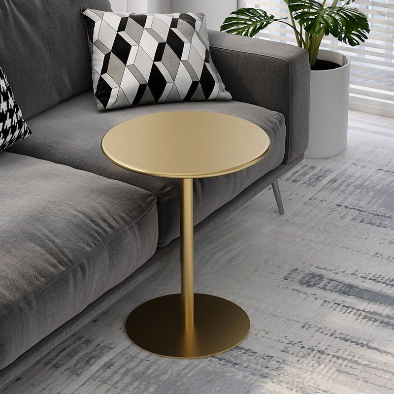 Nordic Iron Art Coffee Table Modern Sofa Side Table Cafe Small Round ...