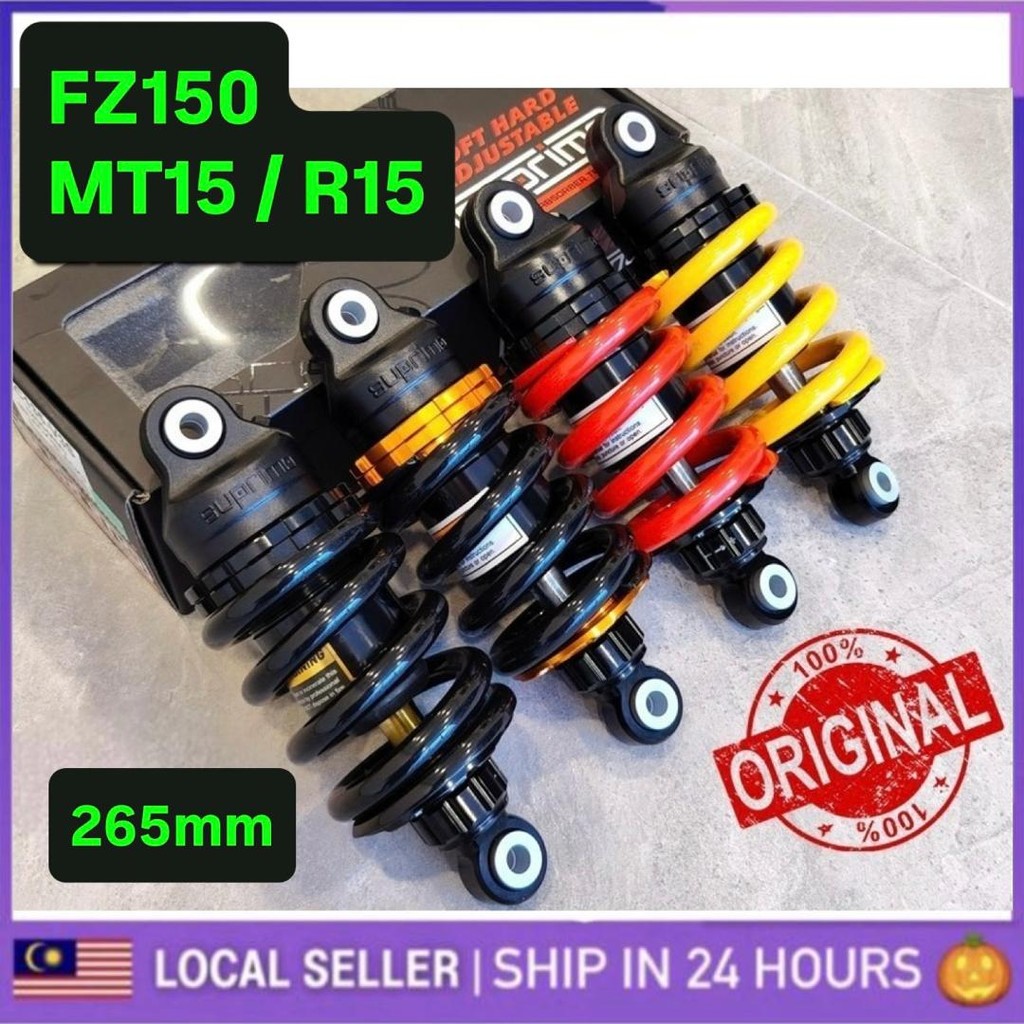 SUPRIMO Monoshock 265mm R15 FZ150 V1-V3 FZ150I FZ 150 MT15 MONO SHOCK ...