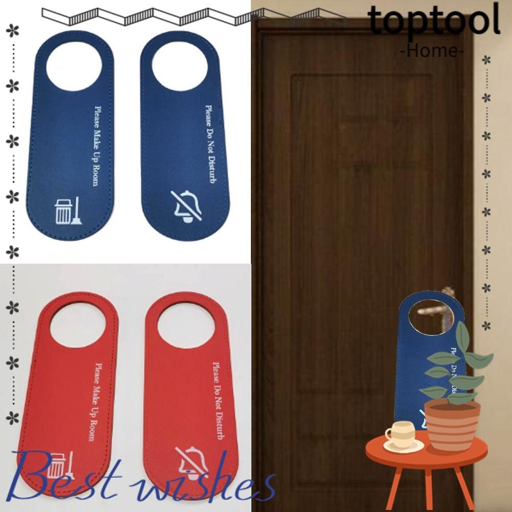 TOPTOOL Door Sign, Double Sided Please Do Not Disturb Cleaning Label ...