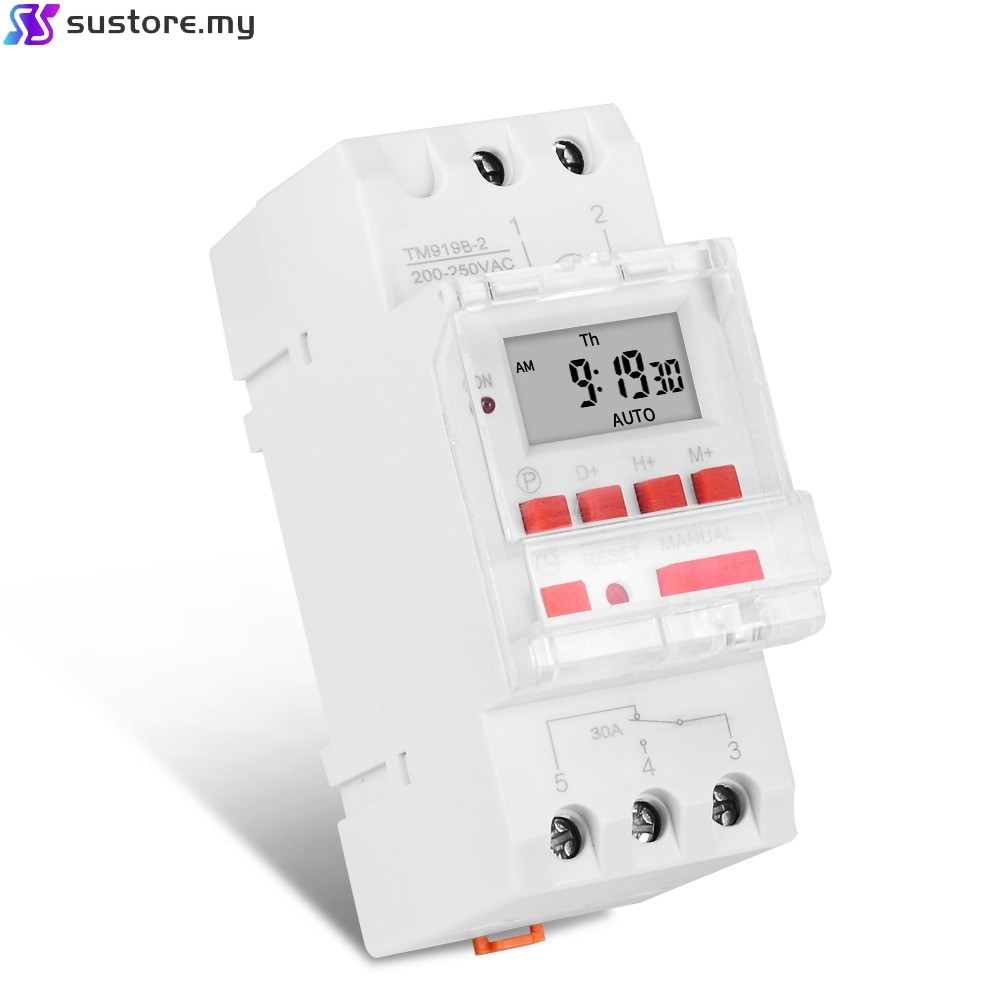 [Super] Sinotimer 30A High Load 85-265VAC 7 Days Digital Programmable ...