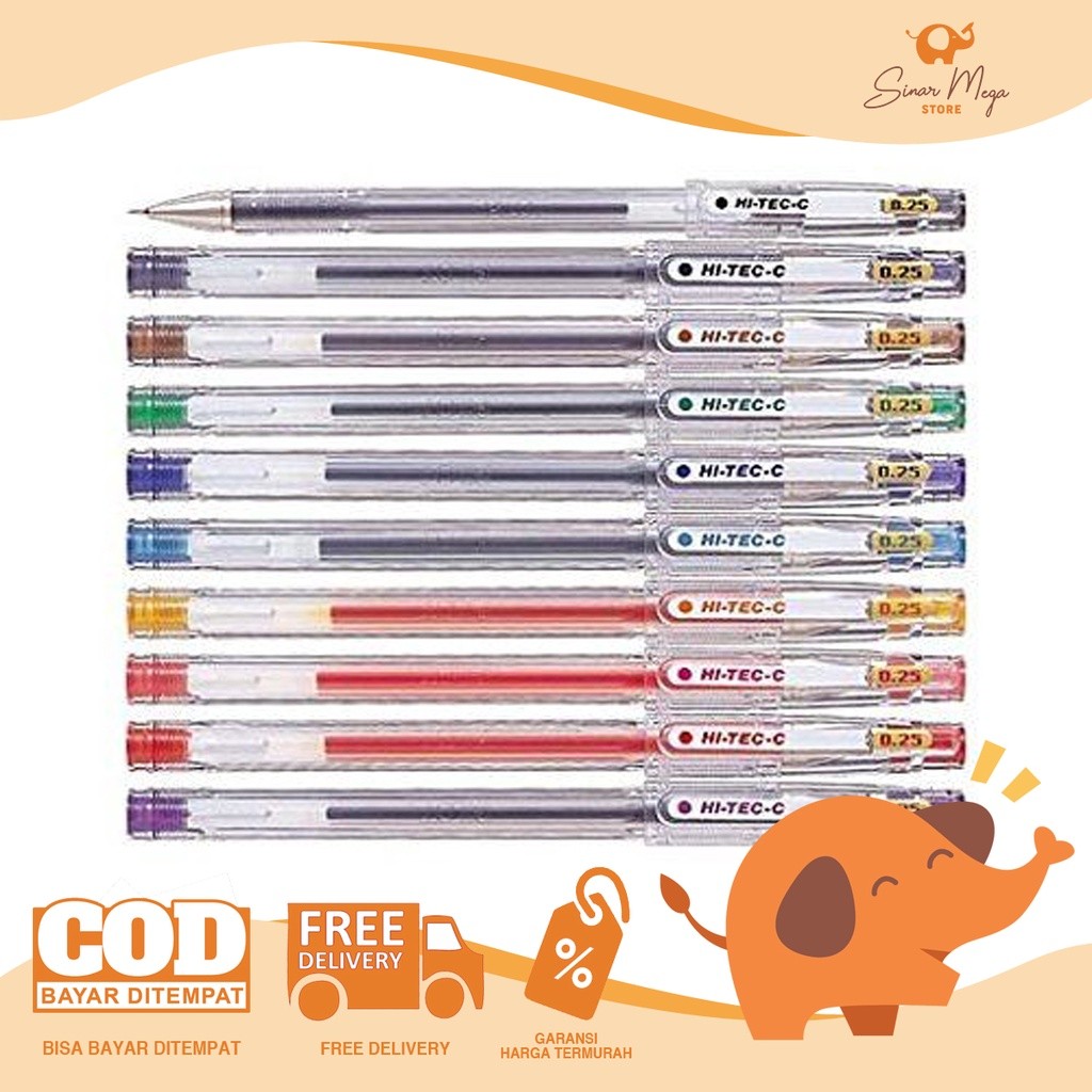 Pilot Hi Tec 0.25mm Pen Hi-Tec-c Hi Tech/ | Shopee Malaysia