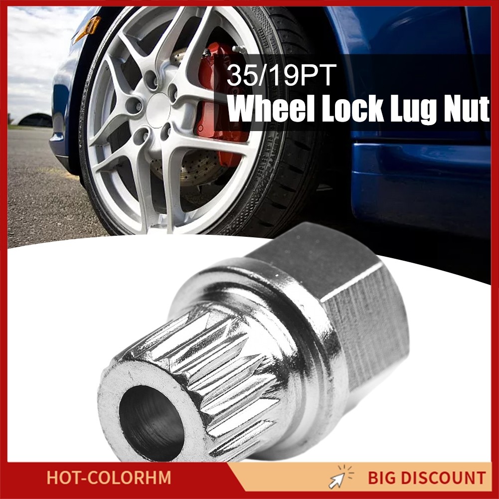 [COLORHM] 35/19PT Hollow Anti Theft Wheel Lock Lug Nut Removal Key ...