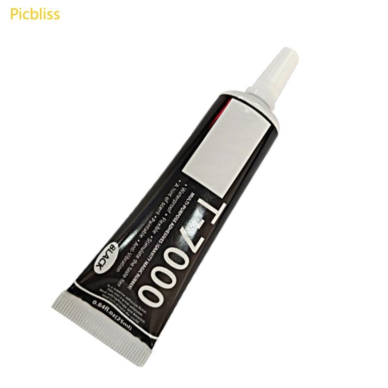 Picbliss T7000 25ml Black Super Adhesives Glue Metal Screen Frame ...