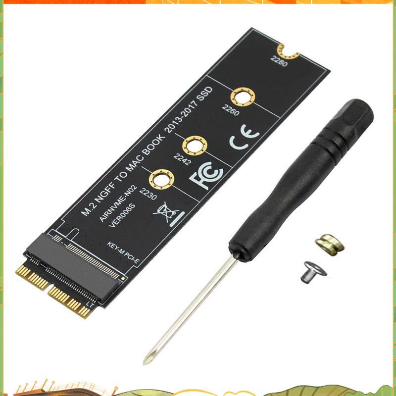 Risegun SSD-Adapterkarte – Konvertiert M.2 Auf NVMe Für MacBook Air/Pro (Modelle 2013–2015)