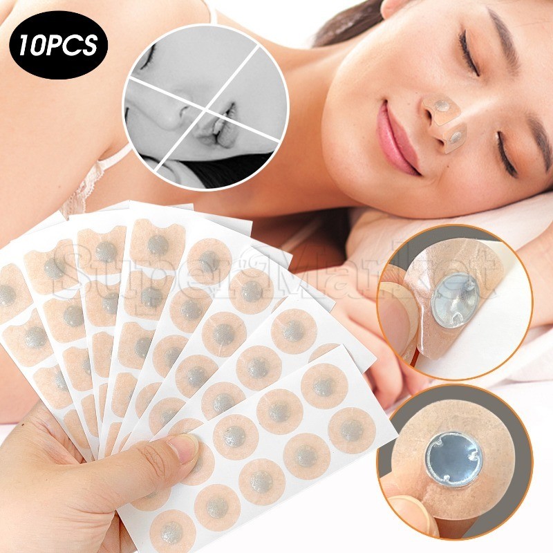 40pcs Magnetic Nasal Breathing Dilator Starter Kit - Nose Strips & Clips - Anti-Snore