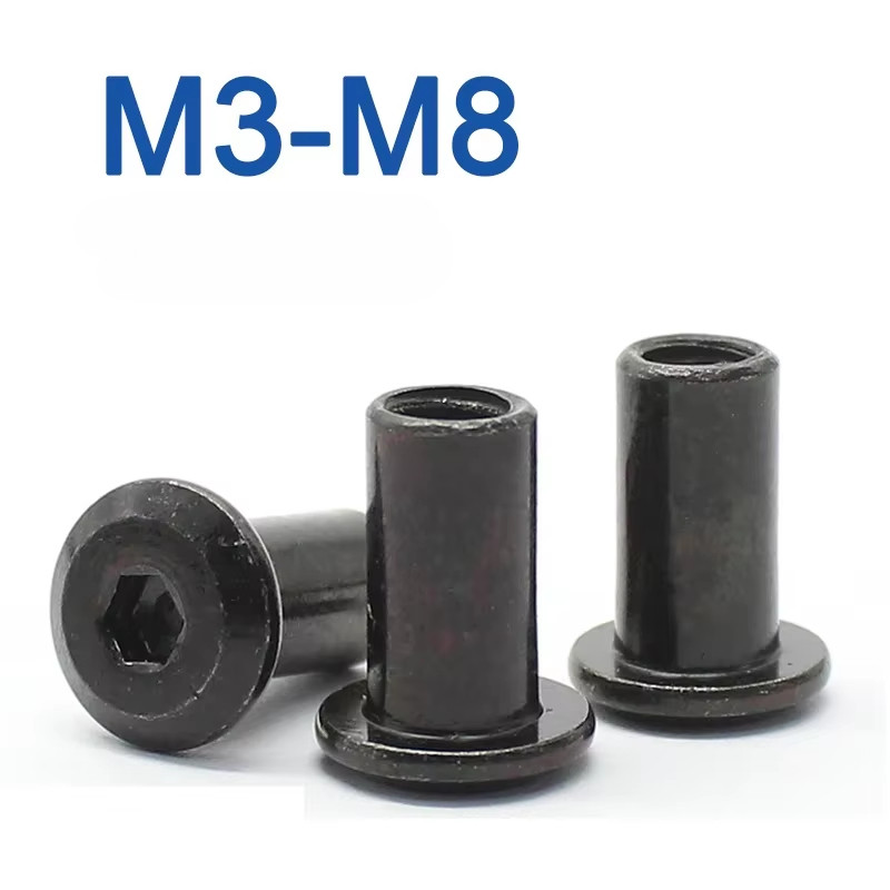[Fast] M2-M6 Black 304 Stainless Steel Large Flat Hex Hexagon Socket ...