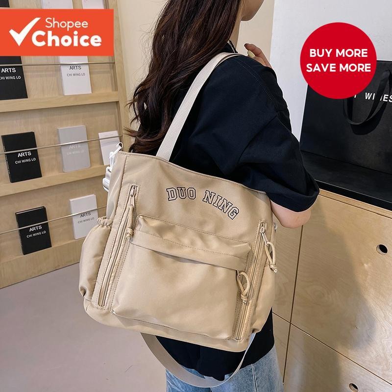 Spacious Tote Bag for Women - Student Commuter Backpack - Versatile ...