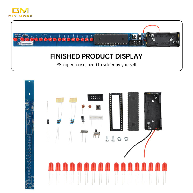 DIYMORE 16-bit LED Display Light Bar Shaker DIY Electronic Production ...