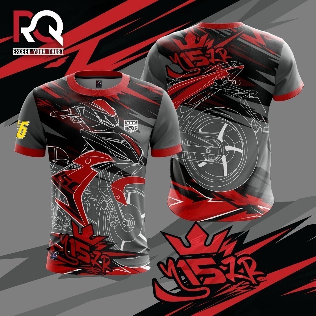 fashion Promotion 2025 Y15ZR - Red Color Sublimation Tshirt / Jersey ...