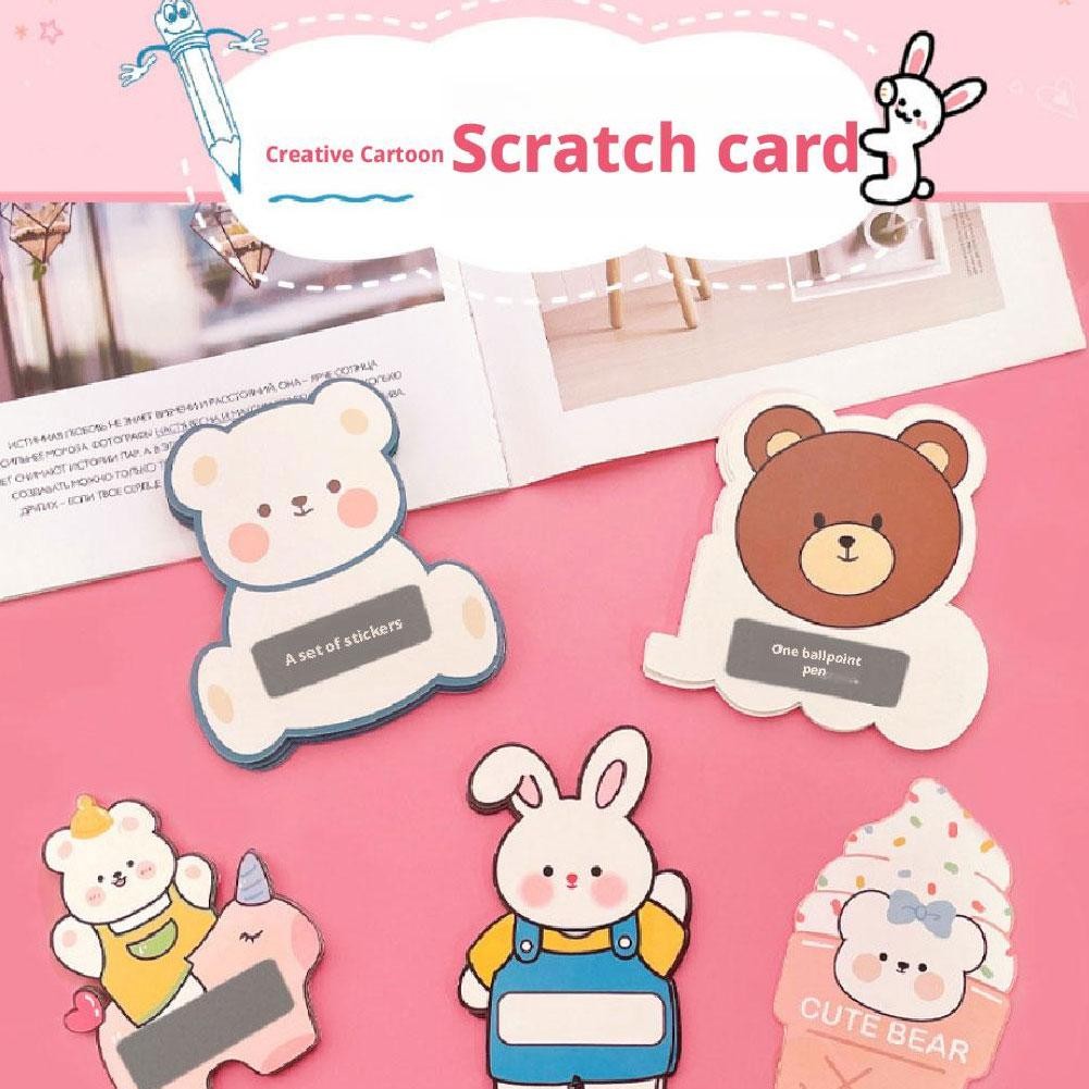 Scratch And Win Children Homemade Creative Diy Students Raffle Scratch ...