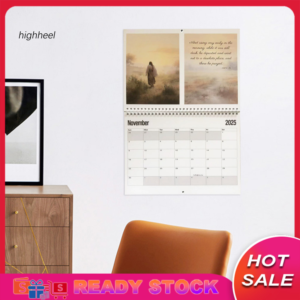[Ready Stock] Wall Calendar with Spacious Date Recording Space Durable ...