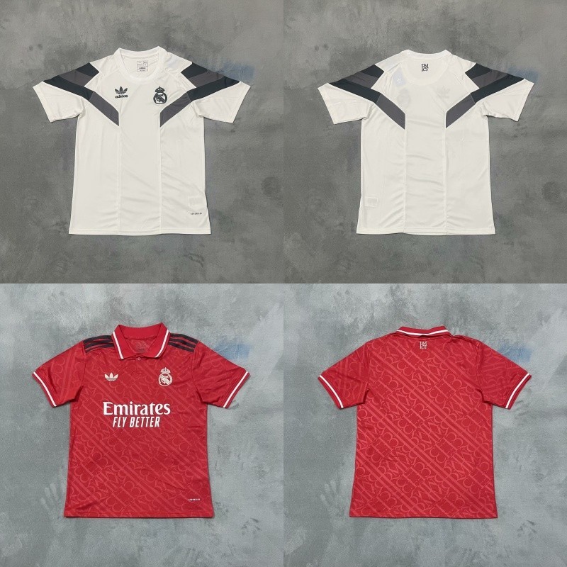 2024-25 Real Madrid Jersey Fan Version Short Sleeve Training Uniform ...