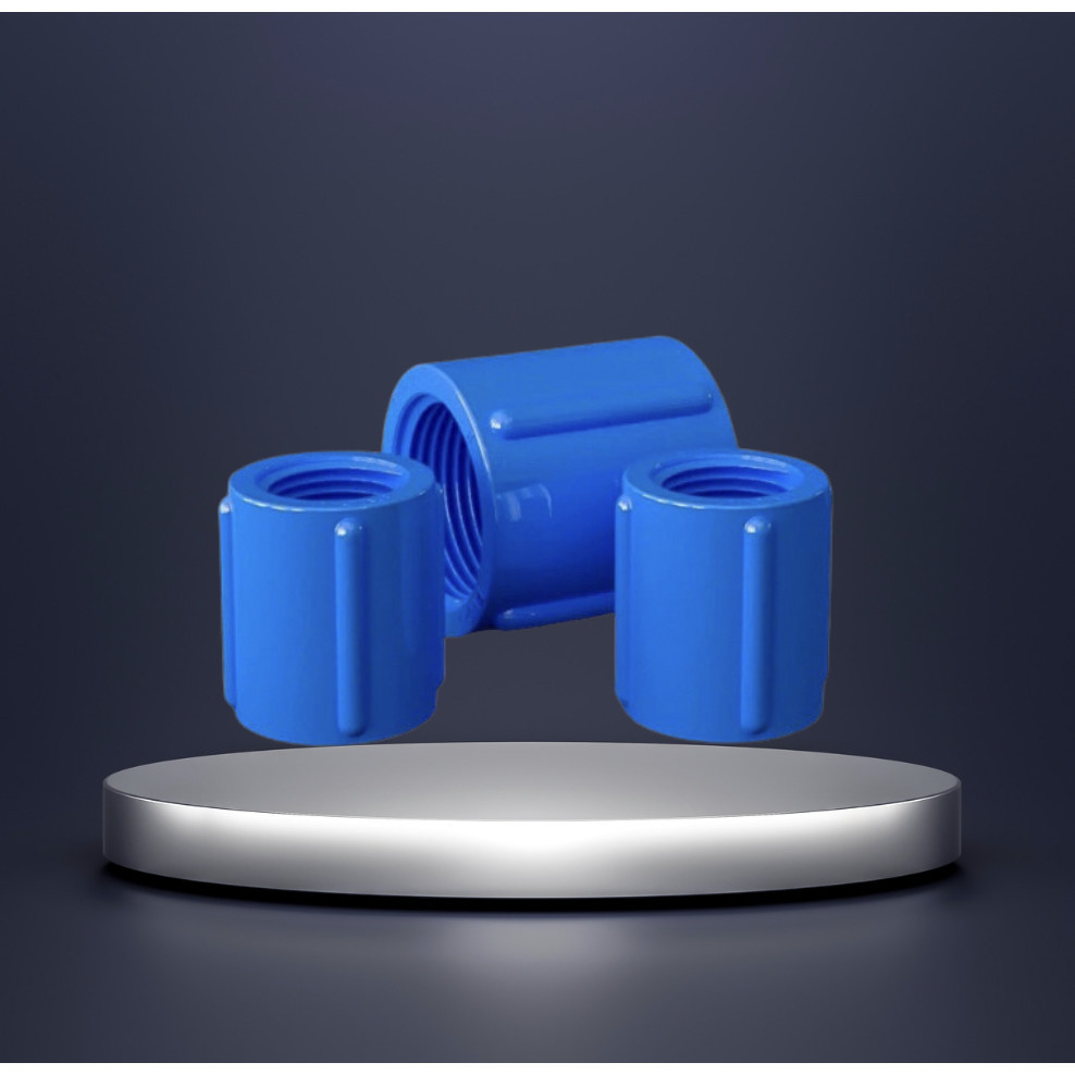 PLAIN COUPLING BLUE FITTINGS PVC THREADED | Shopee Malaysia