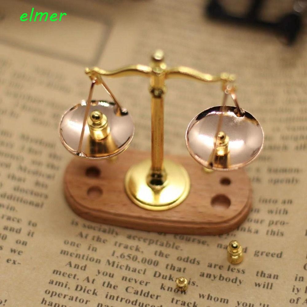 ELMER Simulation Balance Scale, Antique Mini Balance Toy Model ...