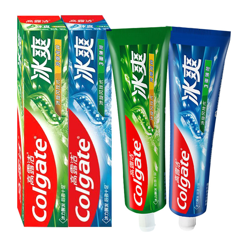 Colgate Triple Mint Cool Toothpaste Fresh Breath Fresh Blue Box 120g ...