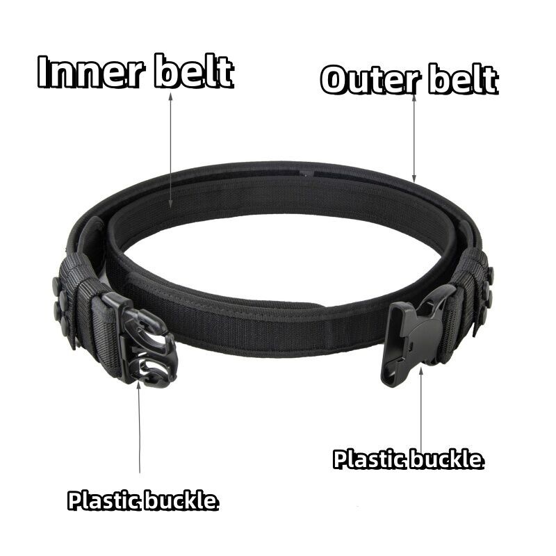 MOLLE Tactical Belt Lightweight Low Profile Riggers Belt Quick Release ...