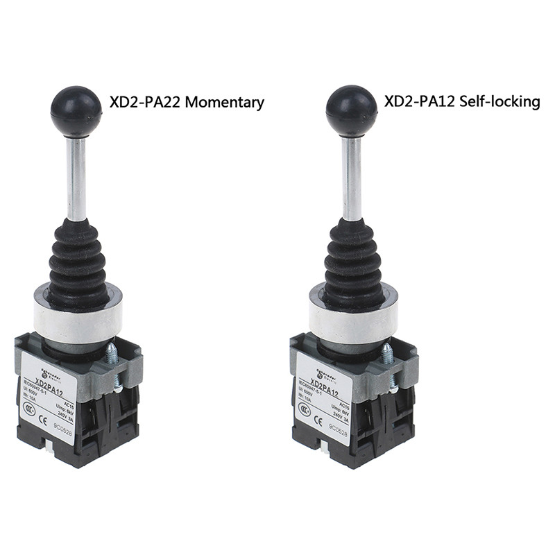 BN 1Pc 2NO 2 Position rocker switch XD2-PA12 XD2-PA22 joystick ...