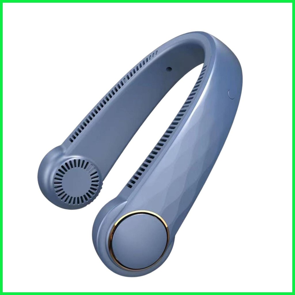 Leafless Neck Fan Hands-Free Bladeless Cooling Personal Fan with 3 Wind ...