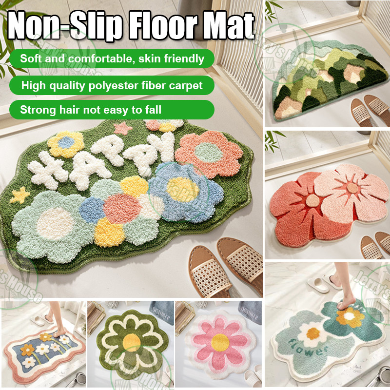 Fluffy Plush Rug Soft Carpet Bathroom Soft Plush Rug Non-Slip Good ...
