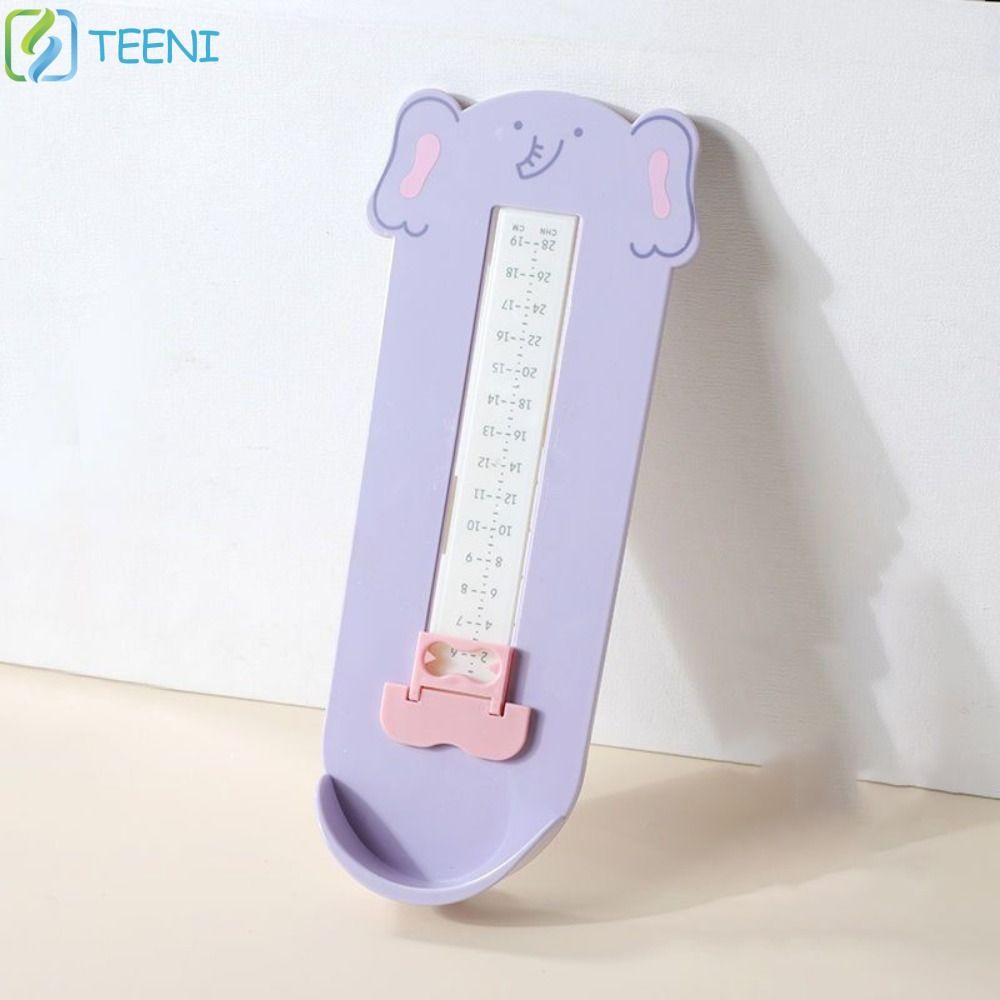 TEENI Shoe Size Feet Measuring Ruler, Plastic Universal Kid Foot ...