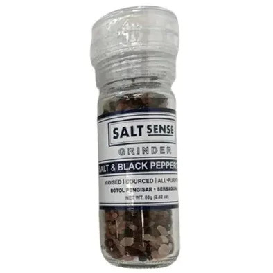 SALT SENSE Salt & Black Pepper Grinder 80g | Garam & Lada Hitam Halal ...