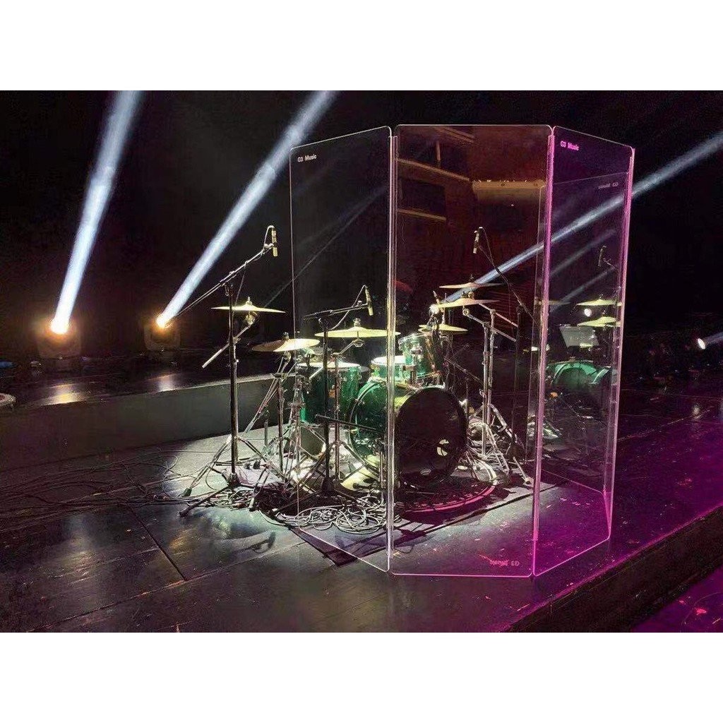 Bar Screen Block Partition Screen Sound Insulation Rack Drum ...