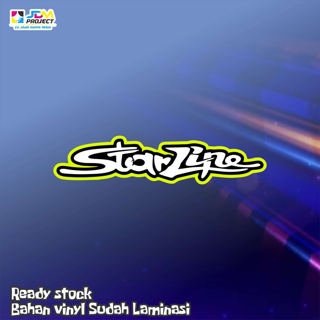 Jdm Project - starline sticker star line sticker | Shopee Malaysia
