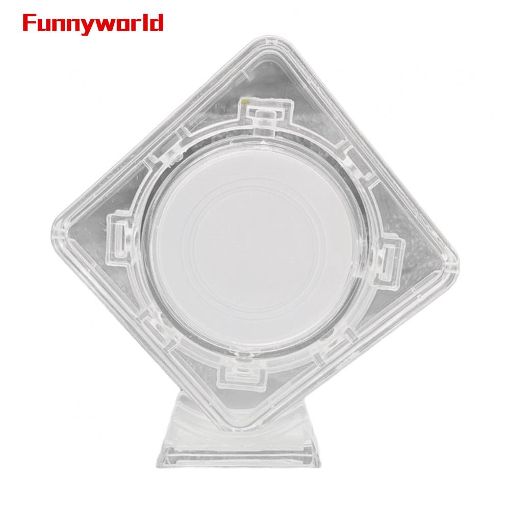 Protective Coin Storage Box with Swivel Bracket Clear Acrylic Cushioned ...