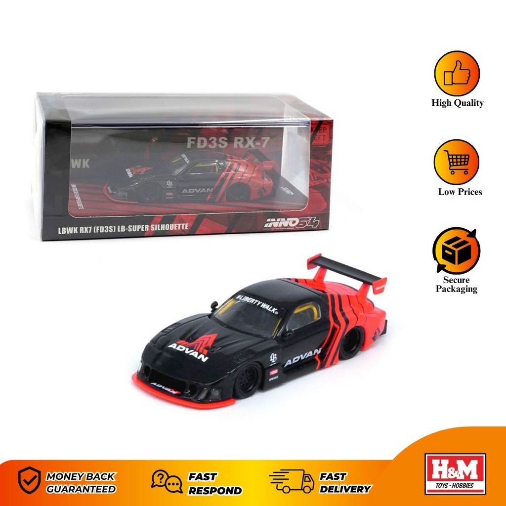 Inno64 LBWK Mazda RX7 (FD3S) LB-Super Silhouette 