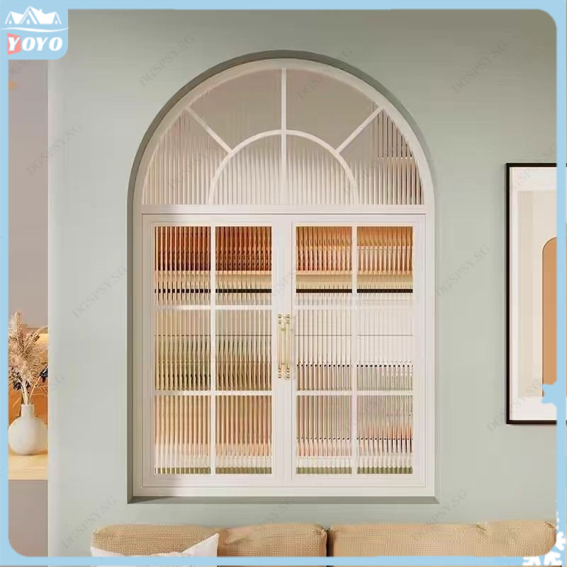 Window self-build house sliding window vintage custom arched casement ...