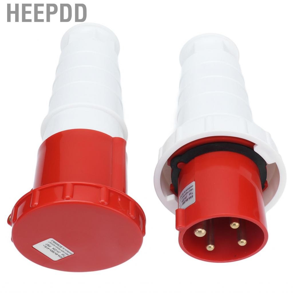 HEEPDD FTVOGUE Industrial Plug Socket 3 Phase 4 Pin IP67 Power Aviation ...