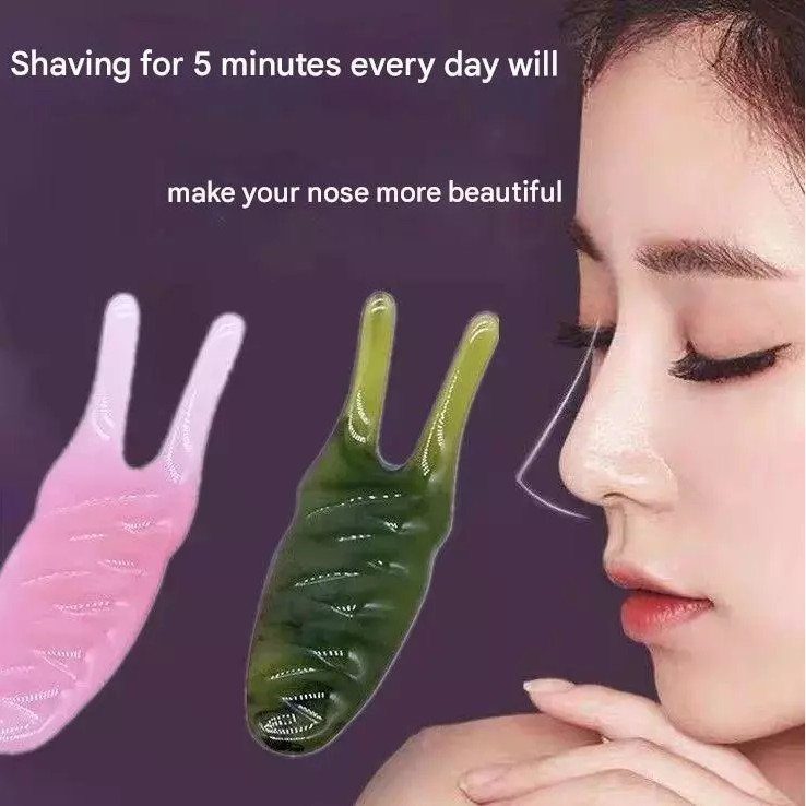 Resin Nose Massager Nose Scraper Gua Sha Board Face Beauty Tool Wrinkle ...