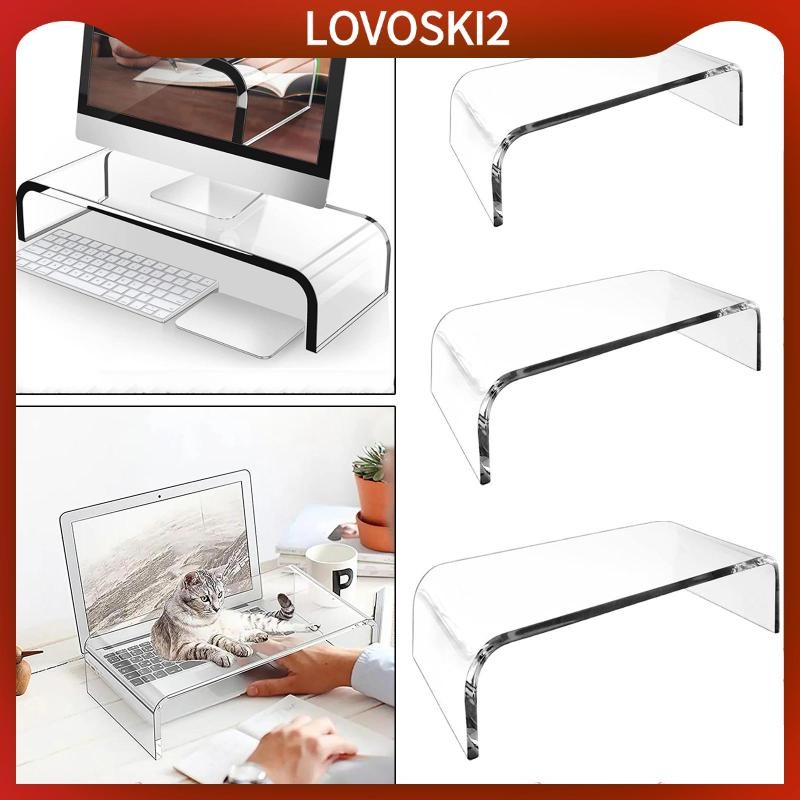 [LovoskiacMY] Laptop Stand Clear Computer Stand Desk Organizer ...