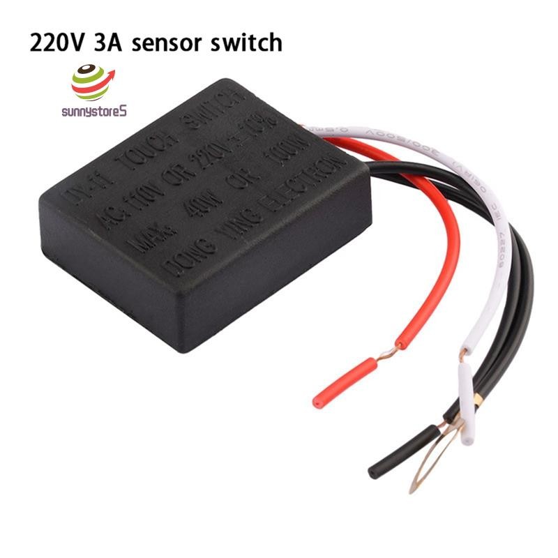 AC 220V 3A Touch Sensitive Switch Desk Lamp Parts Dimmer Light Switch ...