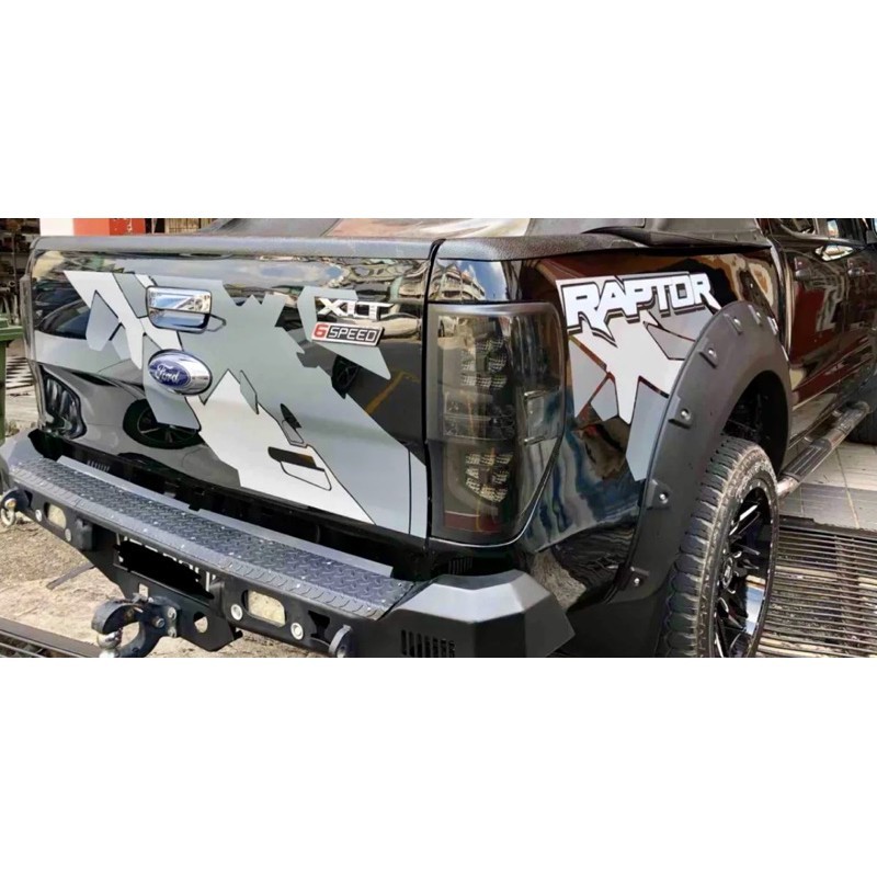 (Ready Stock)S152# Ford Ranger Raptor Car Body Garphic Decals Vinyl ...
