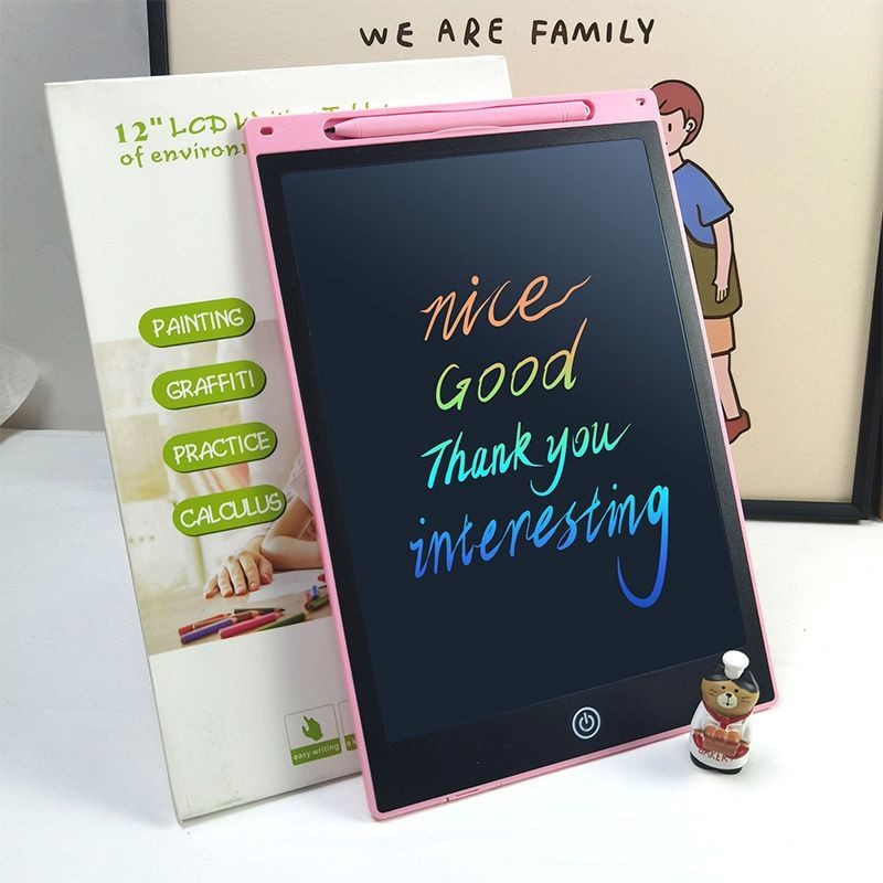 LCD Drawing Board For Kids - Large Writing Tablet With One-Click Erase ...