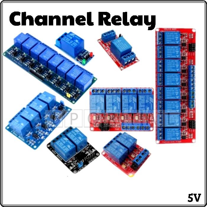 5V 1 / 2 / 4 / 8 Channel Relay Module for Arduino & Raspberry Pi ...