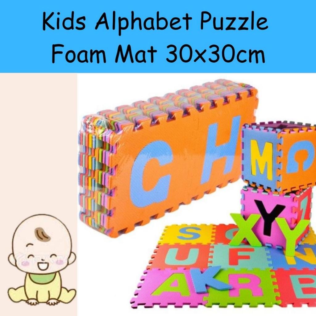 Kids Alphabet Puzzle Foam Mat 26 pcs/ 30x30cm/ Floor Protection ...