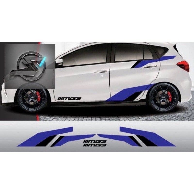 (Ready Stock)S252# Perodua Myvi MG3 Car body Sticker | Shopee Malaysia