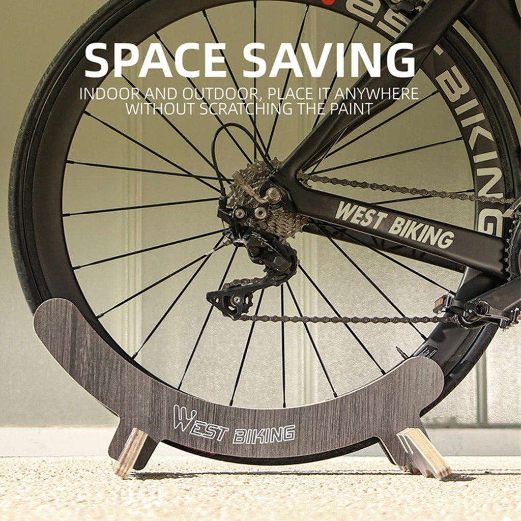 WAN- Wooden Bicycle Parking Rack Adjustable Multi-Slot Design Simple ...
