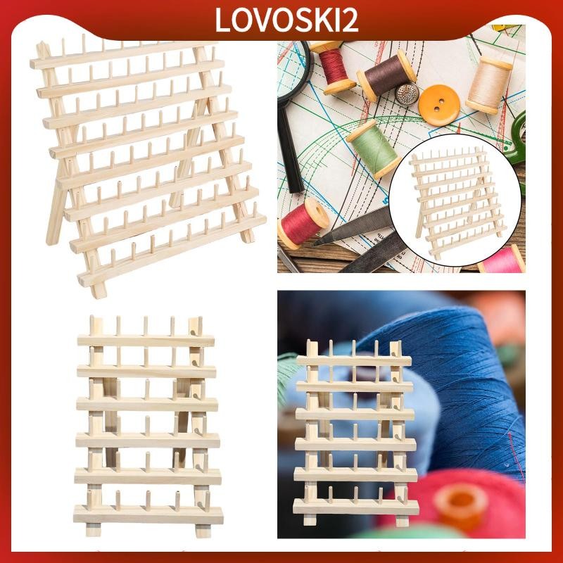 [LovoskiacMY] Sewing Thread Rack Space Saving Portable Storage Holder ...