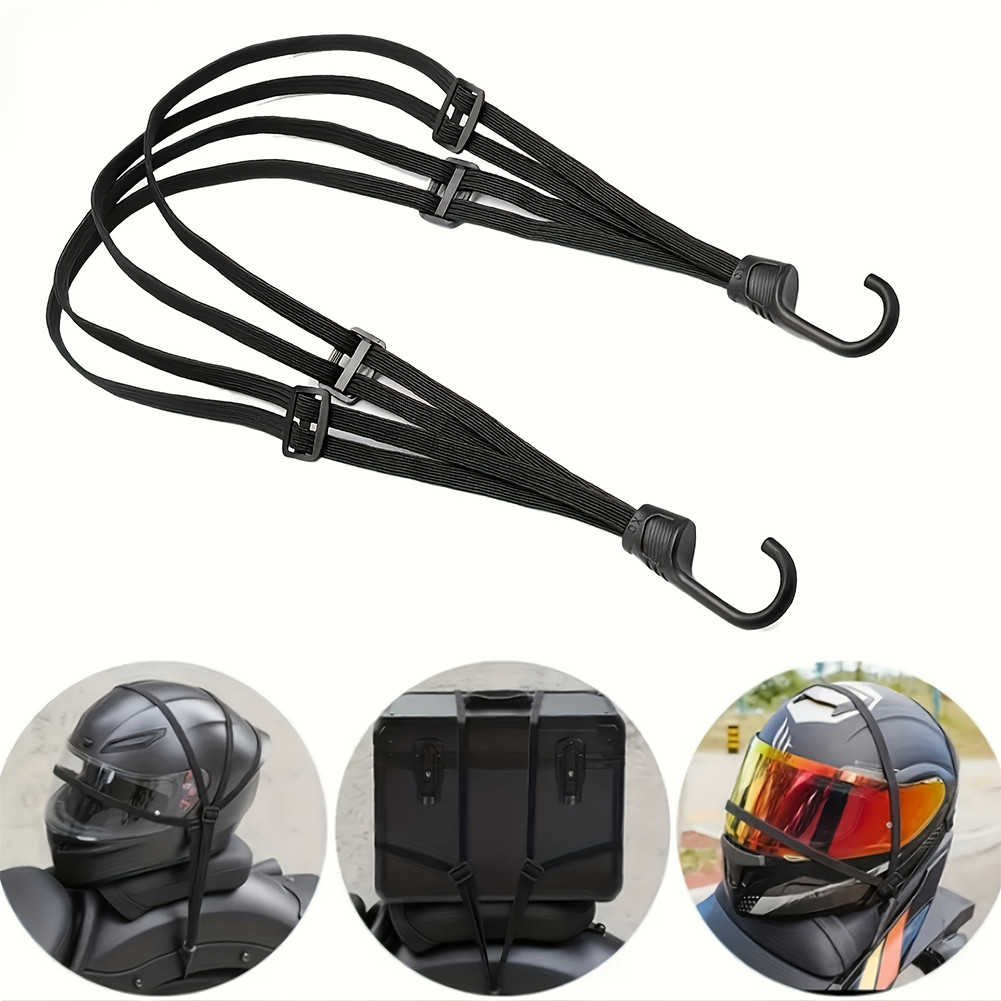 60/90CM Motorcycle High Elastic Helmet Strap Rope /Motor Multi-purpose ...
