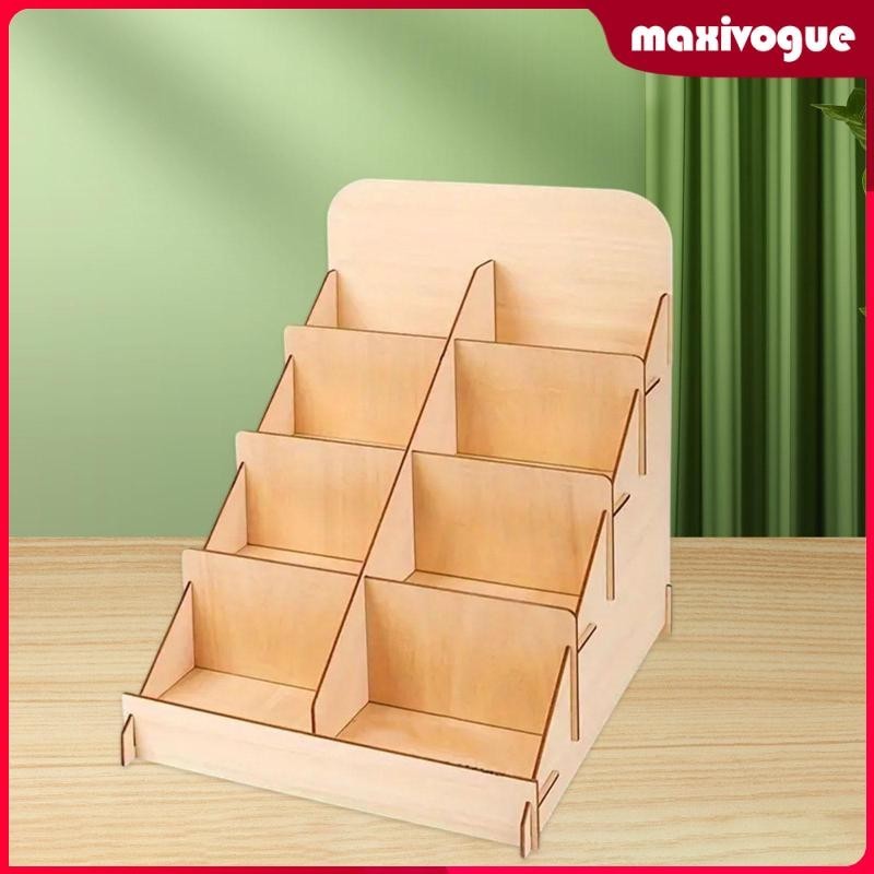 [MaxivogueMY] Card Display Rack Wooden Greeting Card Display Stand ...