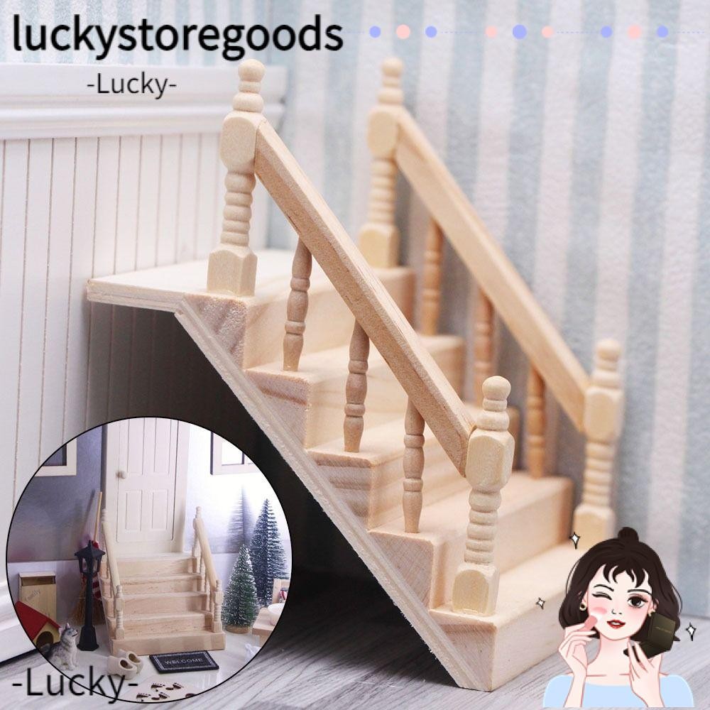 LUCKY Miniature Staircase, Stair Step Fairy Garden Dollhouse Staircase ...