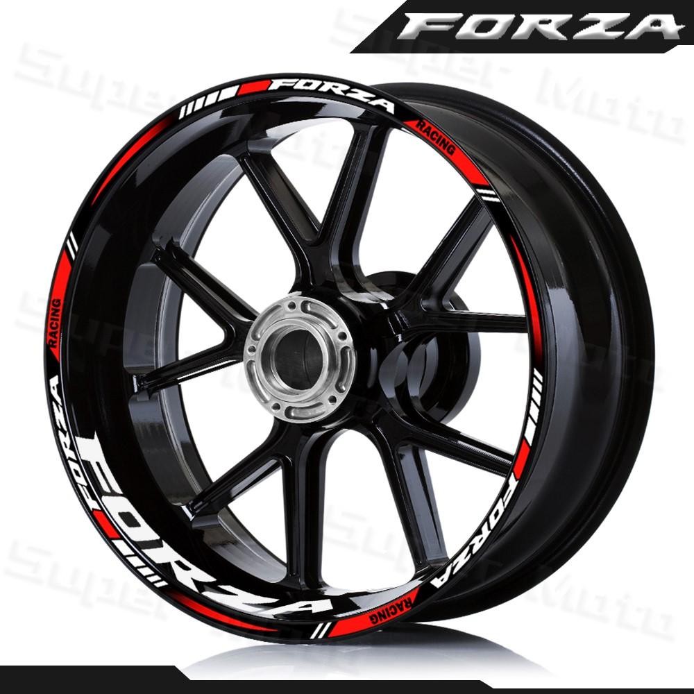 For HONDA FORZA 125 250 350 750 MF13 Motorcycle Wheel Sticker Scooter ...