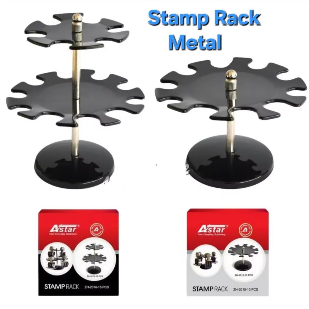 Astar Rubber Stamp Rack Metal Base 1tier ZH2108 / 2tier ZH2114 | Shopee ...