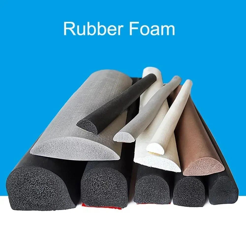 1/2/3M Solid Self Adhesive Sponge Sealing Strip EPDM Rubber Foam ...