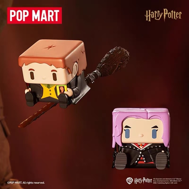 100% POPMART POPMART Harry Potter POP CUBE-1 Series Figure-Made Mystery ...